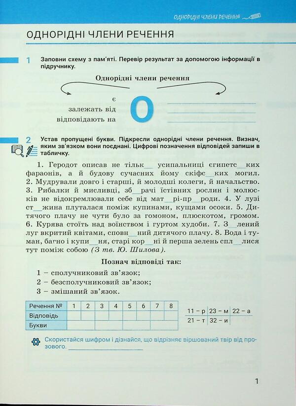 Ukrainian. Grade 8. Part 2 / Українська мова. 8 клас. Частина 2 Анастасия Онатий, Тарас Ткачук 9789669455420-3
