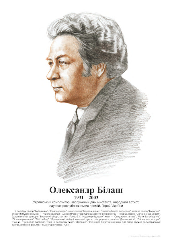 Ukrainian Composers. Portraits / Українські композитори. Портрети Vladimir Ostrovsky / Володимир Островський 9789661001441-4