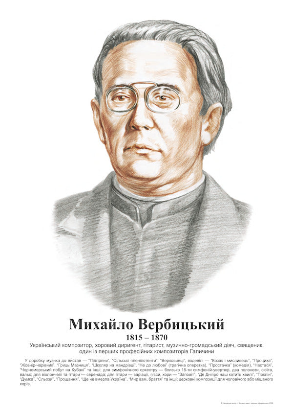 Ukrainian Composers. Portraits / Українські композитори. Портрети Vladimir Ostrovsky / Володимир Островський 9789661001441-6