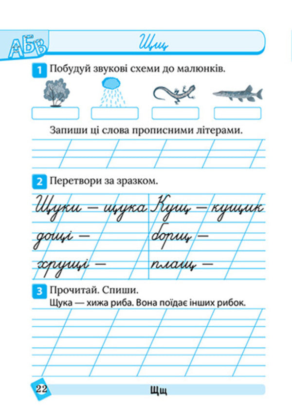 Ukrainian Language. 1St Class - Укранська мова. 1 клас Ksenia Shevchenko - Ксеня Шевченка 9786175244623-4