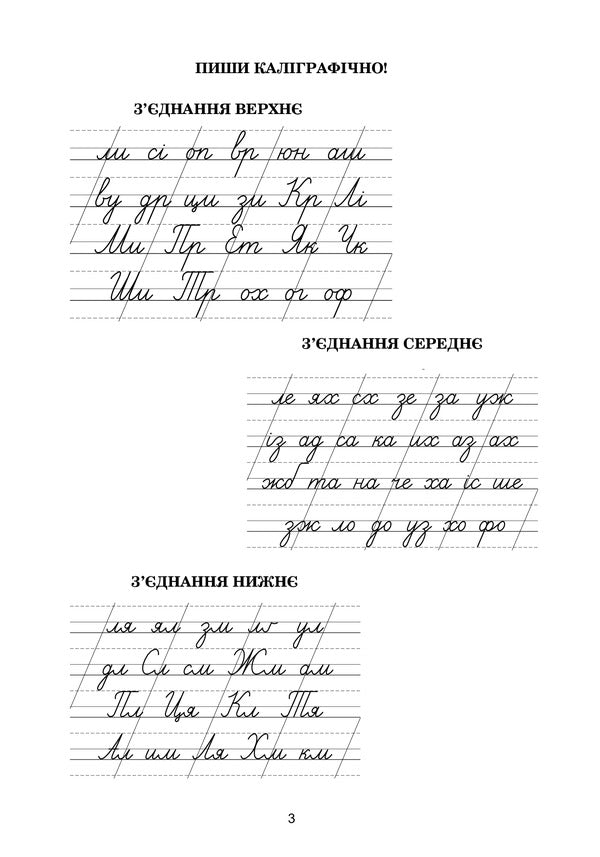 Ukrainian Language. 4Th Grade Calligraphy Notebook / Українська мова. 4 клас. Зошит з каліграфії Tamara Dudyunova / Тамара Дудюнова 9789661067133-3
