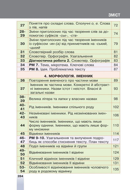 Ukrainian Language. 6Th Grade / Українська мова. 6 клас Taras Tkachuk, Anastasia Onatiy / Тарас Ткачук, Анастасія Онатій 9789661069373-3