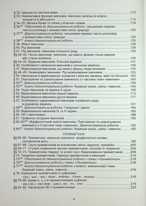 Ukrainian Language. 6Th Grade Textbook / Українська мова. 6 клас. Підручник Elena Semenog, Olesya Kalynych, Tatyana Dyatlenko, Mikhail Bylyasnik / Олена Семеног, Олеся Калініч, Тетяна Дятленко, Михайло Білясник 9789663088815-4