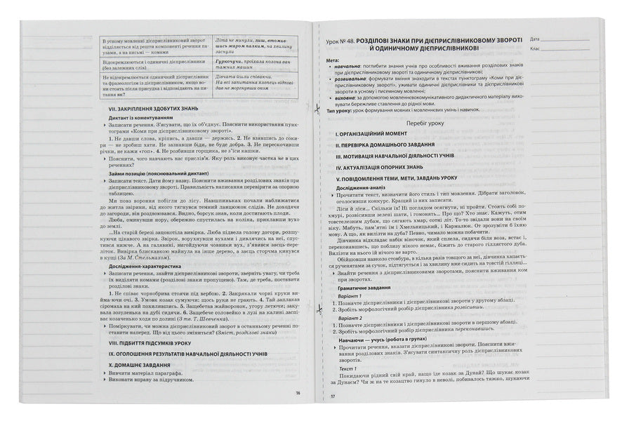 Ukrainian Language. 7Th Grade. II Semester / Українська мова. 7 клас. II семестр Elena Slyunina, Maryna Chalovskaya, Tatiana Okunevich, Evdokiya Holoborodko, Konstantin Holoborodko, Lyudmila Maretskaya / Елена Слюнина, Марина Чаловская, Татьяна Окуневич, Евдокия Голобородько, Константин Голобородько, Людмила Марецкая 9786170038753-4