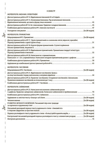Ukrainian Language. ALL Diagnostic Work. 6Th Grade / Українська мова. УСІ діагностувальні роботи. 6 клас Galina Fefilova, Maryna Konovalova / Галина Фефілова, Марина Коновалова 9786170041494-3
