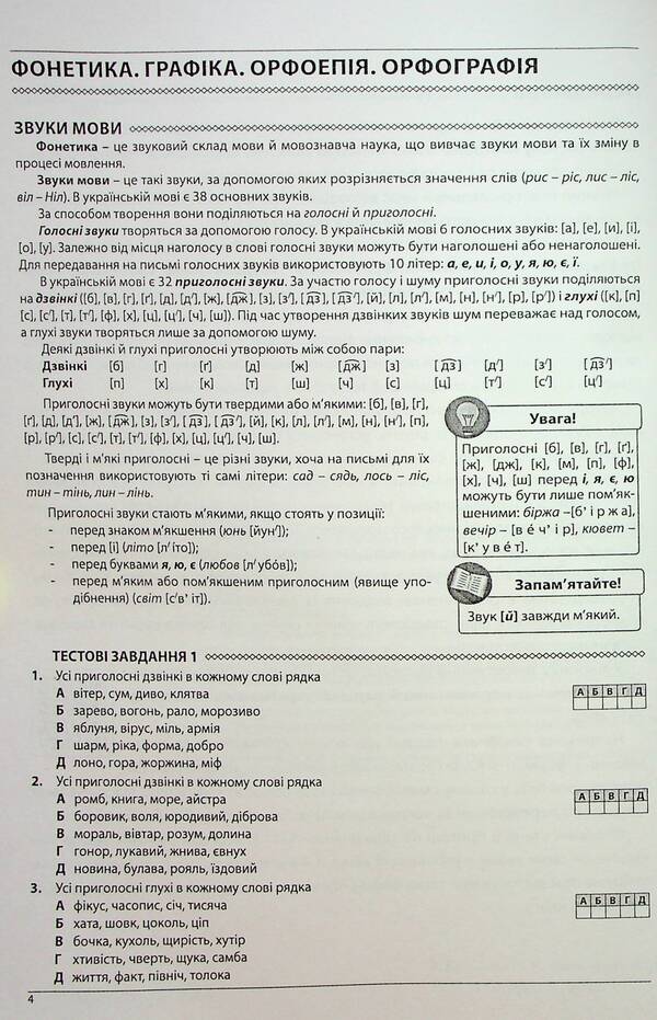 ЗНО Ukrainian Language. Comprehensive Edition. Standard Level. Advanced Level / ЗНО Українська мова. Комплексне видання. Рівень стандарту. Поглиблений рівень Elena Kurylyna, Lyudmila Prystay / Олена Куриліна, Людмила Прістай 9786175393536-6