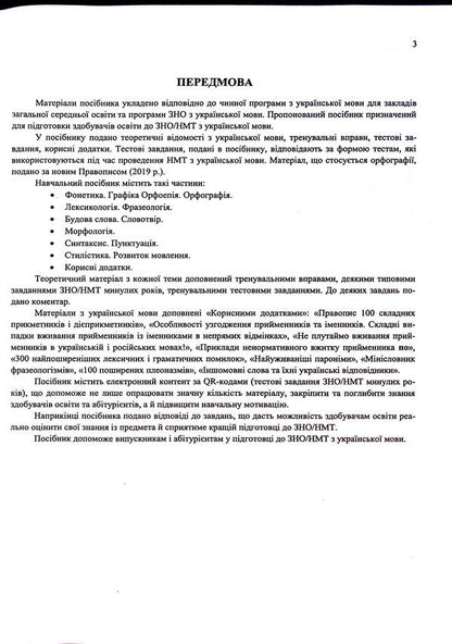 Ukrainian Language. Comprehensive Preparation For ZNO/NMT 2025 / Українська мова. Комплексна підготовка до ЗНО/НМТ 2025 Elena Biletskaya, Mykhailyna Shumka / Олена Білецька, Михайлина Шумка 9789660742246-4