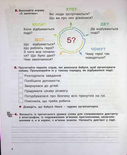 Ukrainian Language And Reading. Grade 3. Manual. Part 5 / Українська мова та читання. 3 клас. Посібник. Частина 5 Andrei Ishchenko, Elena Ishchenko, love of Zarolskaya / Андрій Іщенко, Олена Іщенко, Любов Зарольська 9789669455512-6