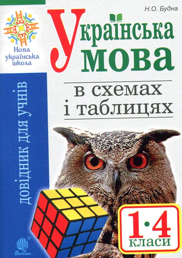 Ukrainian Language In Diagrams And Tables. 1St - 4Th Grade / Українська мова в схемах і таблицях. 1 - 4 клас Natalia Budnaya / Наталія Будна 9789661059572-1