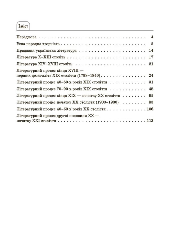 Ukrainian Literature. All basic course information. Grades 5-11 / Українська література. Усі основні відомості з курсу. 5-11 класи Ольга Куцинко, Олег Дрозд 9786170043153-2