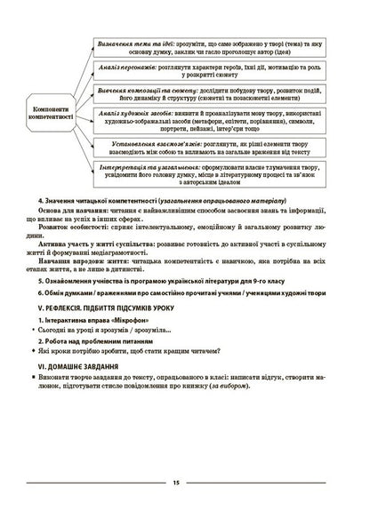 Ukrainian Literature 9Th Grade - Укранська лтература 9 клас Olga Kucinko - Ольга Куцинко 9786170044457-3