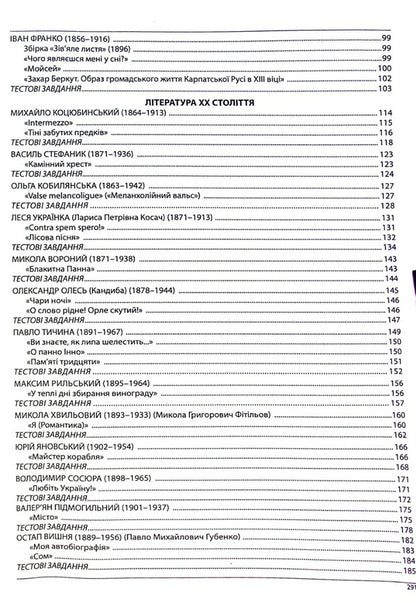 Ukrainian Literature ZNO 2025. Comprehensive Edition / Українська література ЗНО 2025. Комплексне видання Elena Kurylyna, Lyudmila Prystay / Олена Куриліна, Людмила Пристай 9786175393420-4