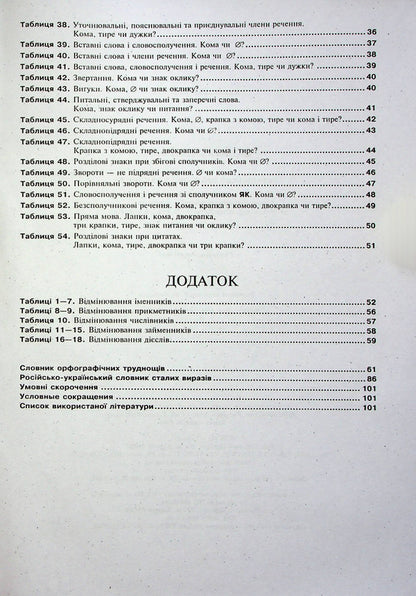 Ukrainian Spelling In Tables / Український правопис у таблицях Larisa Sheveleva / Лариса Шевельова 9789664740491-4