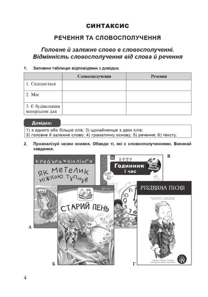 Ukrainian language.5th gradeA workbook.Part 2 / Українська мова. 5 клас. Робочий зошит. Частина 2 Тарас Ткачук, Анастасия Онатий 978-966-10-7390-5-4