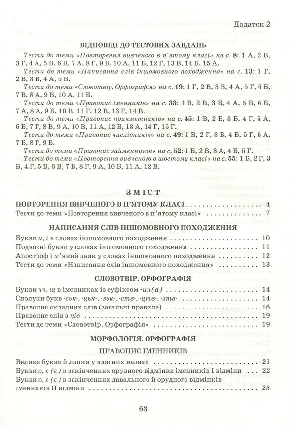Ukrainian language.Exercise book on spelling.6th grade / Українська мова. Зошит тренажер із правопису. 6 клас Владимир Заболотный, Александр Заболотный 978-966-945-164-4-3