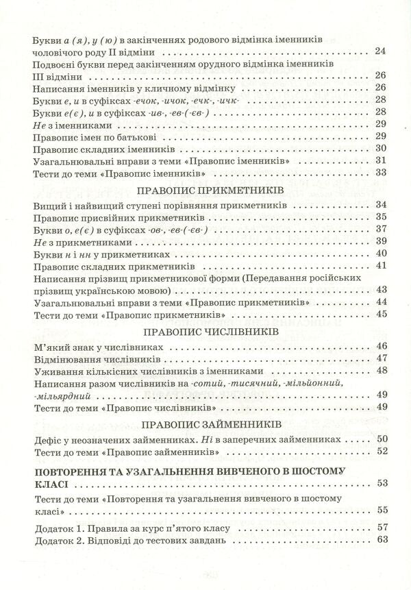 Ukrainian language.Exercise book on spelling.6th grade / Українська мова. Зошит тренажер із правопису. 6 клас Владимир Заболотный, Александр Заболотный 978-966-945-164-4-4