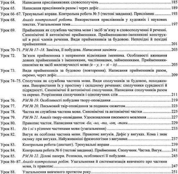 Ukrainian language. 7th grade. Development of lessons / Українська мова. 7 клас. Розробки уроків Раиса Орищин, Л. Залюбовская 978-966-07-2853-0-5