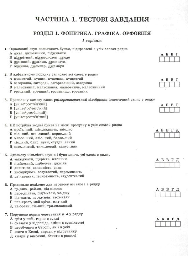 Ukrainian language. Collection of test tasks for preparation for DPA and ZNO 2022 / Українська мова. Збірник тестових завдань для підготовки до ДПА та ЗНО 2022 Валентина Новоселова, Галина Шелехова 978-617-686-688-6-5