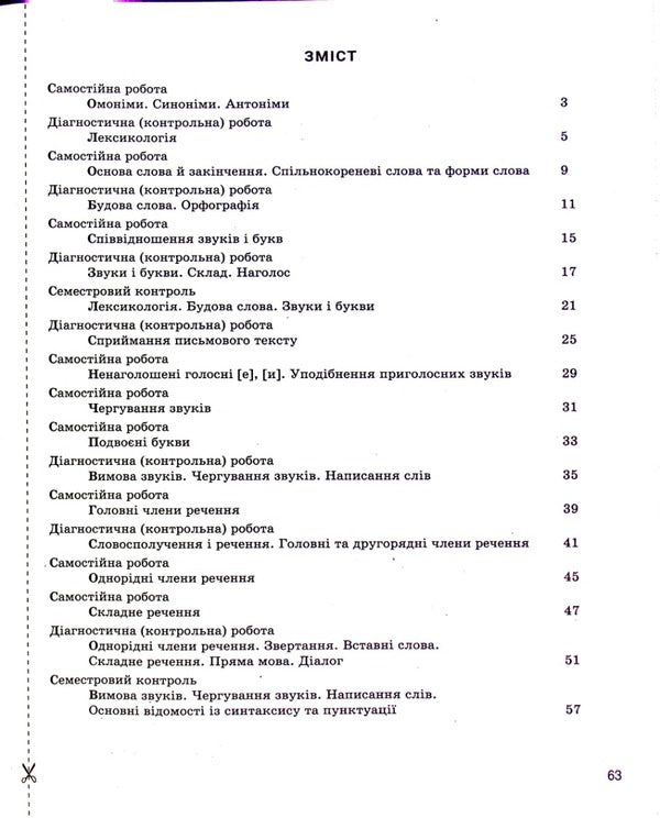 Ukrainian language. Grade 5 NUS. Control of training results / Українська мова. 5 клас НУШ. Контроль результатів навчання Александр Заболотный, Виктор Заболотный 978-966-945-343-3-4