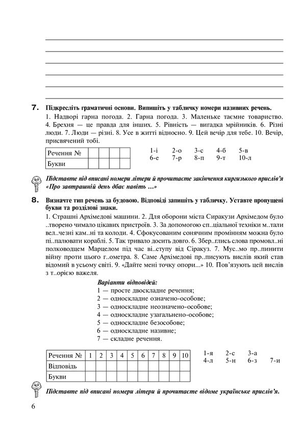 Ukrainian language. Grade 9. A workbook / Українська мова. 9 клас. Робочий зошит Тарас Ткачук 978-966-10-6856-7-4