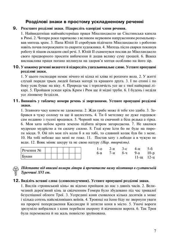 Ukrainian language. Grade 9. A workbook / Українська мова. 9 клас. Робочий зошит Тарас Ткачук 978-966-10-6856-7-5