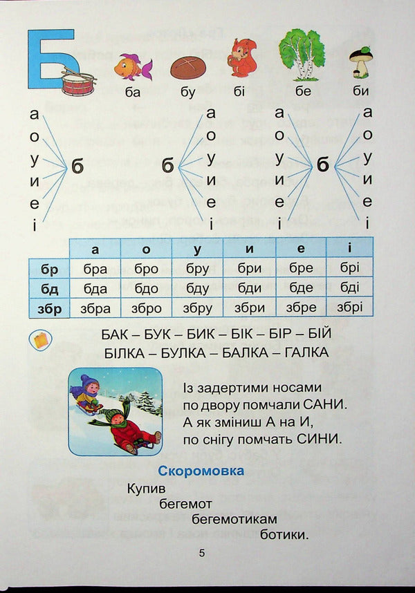 Ukrainian language. Primer. 1st class. Part 2 / Українська мова. Буквар. 1 клас. Частина 2 Алла Запольская 978-966-682-399-4-4