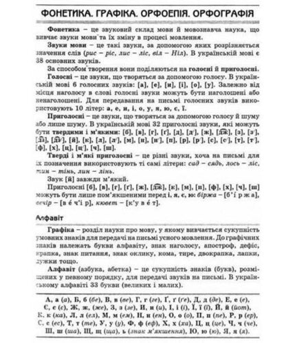 Ukrainian language . Handbook + tests. Full refresher course. Preparation for ZNO and DPA / Українська мова . Довідник + тести. Повний повторювальний курс. Підготовка до ЗНО та ДПА Оксана Курылина, Галина Земляная 978-617-539-271-3-5
