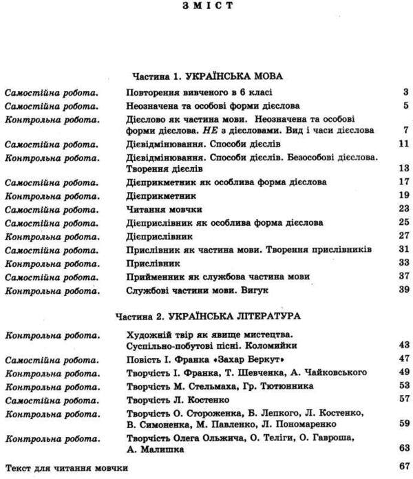 Ukrainian language and literature. 7th grade. Test control of learning results / Українська мова та література. 7 клас. Тестовий контроль результатів навчання Александр Заболотный, Виктор Заболотный 978-966-945-160-6-3