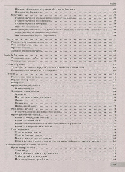 Ukrainian language and literature. Comprehensive preparation for external examinations / Українська мова та література. Комплексна підготовка до ЗНО Евгения Дмитренко 978-617-7150-81-6-5