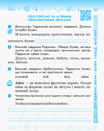 Ukrainian language and reading. 2nd class. A workbook. In 2 parts / Українська мова та читання. 2 клас. Робочий зошит. У 2-х частинах Нина Царевская 9786170956217-6