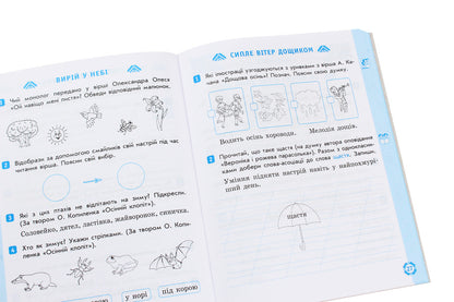 Ukrainian language and reading. 2nd class. A workbook / Українська мова та читання. 2 клас. Робочий зошит Наталия Диптан 978-617-09-5697-2-6