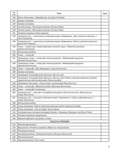Ukrainian language and reading. 2nd class. Part 2 (according to the textbook of O. I. Bolshakova, M. S. Prystinska) / Українська мова та читання. 2 клас. Частина 2 (за підручником О. І. Большакової, М. С. Пристінської) Ольга Придаток 978-617-00-3882-1-6