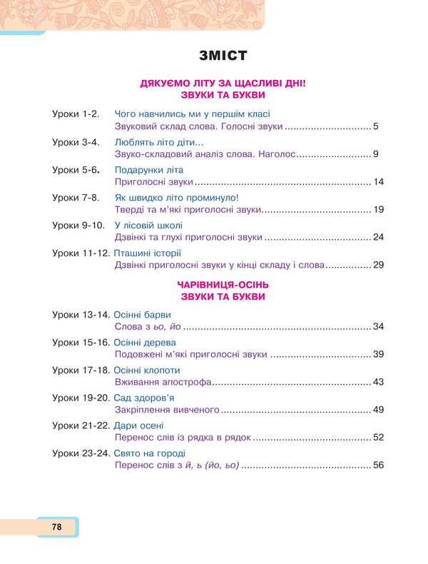 Ukrainian language and reading. 2nd class. Study guide in 6 parts. Part 1 / Українська мова та читання. 2 клас. Навчальний посібник у 6-и частинах. Частина 1 Мария Чумарна 978-966-10-8656-1-2