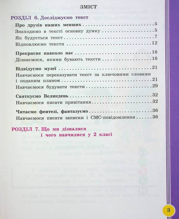 Ukrainian language and reading. 2nd class. Study guide in 6 parts. Part 6 / Українська мова та читання. 2 клас. Навчальний посібник у 6-ти частинах. Частина 6 Ирина Цепова, Лариса Тимченко, Марианна Коченгина 9786170987983-3