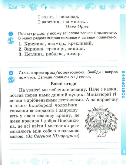Ukrainian language and reading. 4th grade A workbook / Українська мова та читання. 4 клас. Робочий зошит Наталья Воскресенская 978-617-09-7166-1-5