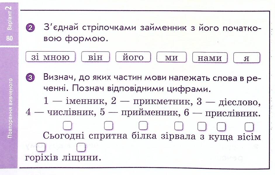 Ukrainian language and reading. 4th grade Tear-off cards (for the textbook of K. Ponomaryova, L. Gaiova) / Українська мова та читання. 4 клас. Відривні картки (до підручника К. Пономарьової, Л. Гайової) Ирина Богданович 978-617-09-7252-1-3