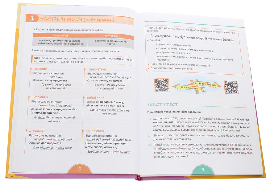 Ukrainian language with interactive tests, audio dictation, electronic dictionaries. 5th grade / Українська мова з інтерактивними тестами, аудіодиктантами, електронними словниками. 5 клас Андрей Ищенко, Елена Рудь 978-966-178-746-8-4
