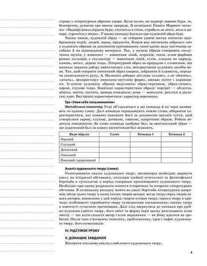 Ukrainian literature. 8th grade / Українська література. 8 клас О. Слюнина 9786170028051-5