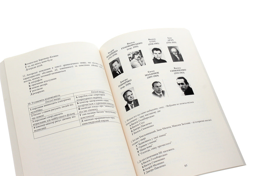 Ukrainian literature. Comprehensive edition for preparation for external examinations / Українська література. Комплексне видання для підготовки до ЗНО В. Матвийчук, И. Давыденко, Ю. Дудар, Т. Матвийчук 978-617-7910-94-6-6