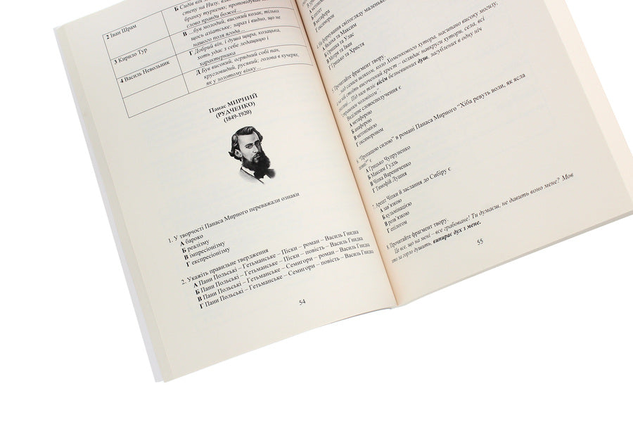 Ukrainian literature. Comprehensive edition for preparation for external examinations / Українська література. Комплексне видання для підготовки до ЗНО В. Матвийчук, И. Давыденко, Ю. Дудар, Т. Матвийчук 978-617-7910-94-6-5