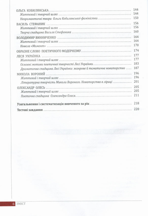 Ukrainian literature. Textbook. Grade 10 / Українська література. Підручник. 10 клас Ольга Слоневская, Назарий Вивчарык, Наталия Мафтын 9789661789097-3