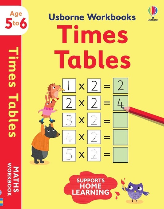 Usborne Workbooks Times Tables 5-6 Betty Holly / Бэти Холли 9781474990950-1