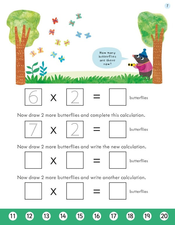 Usborne Workbooks Times Tables 5-6 Betty Holly / Бэти Холли 9781474990950-3