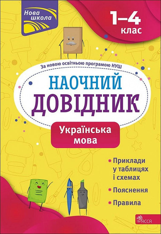 Visual guide. Ukrainian language. 1-4 grade / Наочний довідник. Українська мова. 1-4 клас Елена Медведь 978-617-7877-62-1-1