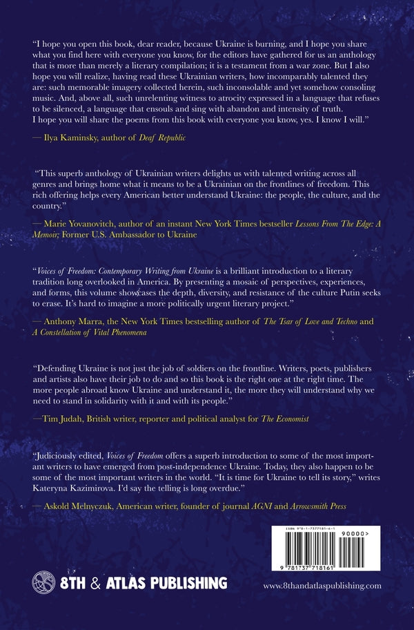 Voices of Freedom. Contemporary Writing From Ukraine / Voices of Freedom. Contemporary Writing From Ukraine  978-1-7377181-6-1-2