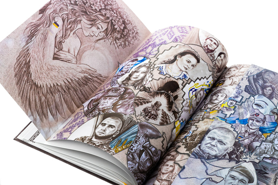 War Through The Eyes Of An Artist: When The Colors Disappear. Patriotic Photo Book / Війна очима художника: коли зникають фарби. Патріотична фотокнига Vladimir Rebrov / Володимир Ребров 9786175205280-3