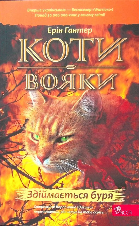 Warrior cats. Book 4. The storm is rising / Коти-вояки. Книга 4. Здіймається буря Эрин Хантер 978-617-8229-51-1-1