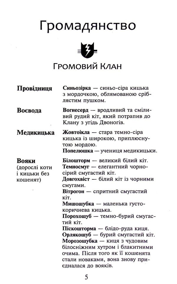 Warrior cats. Book 4. The storm is rising / Коти-вояки. Книга 4. Здіймається буря Эрин Хантер 978-617-8229-51-1-4