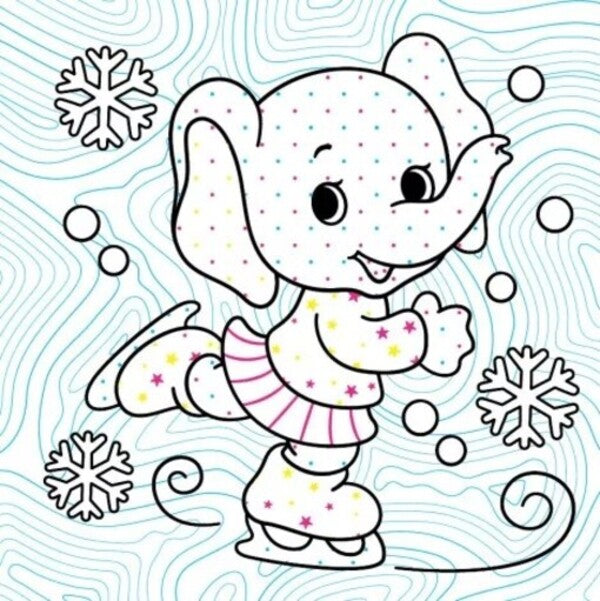 Water dyes. Winter / Водяні забарвлянки. Зима Александра Романова 978-617-09-8221-6-4