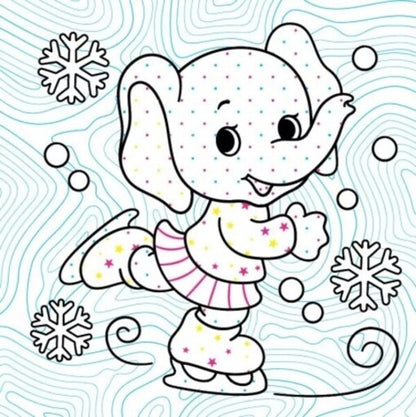 Water dyes. Winter / Водяні забарвлянки. Зима Александра Романова 978-617-09-8221-6-4